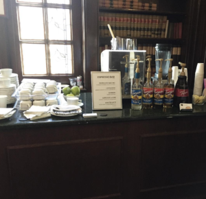 Boston Wedding Group Tupper Manor hosts Espresso Dave of Boston MA