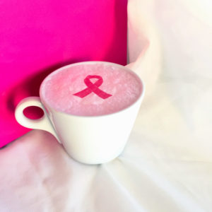 Add pink pizazz to dress up your drinks for Breast Cancer Awareness! Perfect for events, races or fundraisers. Click link to read how & to order the pink ribbon Beverage Toppers only from Espresso Dave's Coffee Catering! https://www.espressodave.com/beverage-toppers/ | Boston caterer for mobile coffee bars | Beverage Topper | #pinkdrinks #drinkaccessories #pinkribbon #partyideas #coffeebar #findacure #Breastcancerawareness