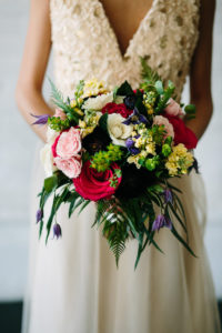 Add a Coffee Bar with Bold Color at Your Wedding Reception / 10 bold ways to wow your wedding guests from Boston's Espresso Dave Coffee Catering www.espressodave.com / styling by Chancey Charm Boston / Kelly Benvenuto Photography / The Tangled Web Floral Design / coffee catering boston/ wedding coffee / mobile coffee bars